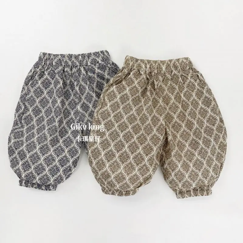 

2026 Summer New Children Casual Pants Boys Girls Thin Cotton Mosquito-proof Pants Baby Loose Breathable Trousers Kids Clothes