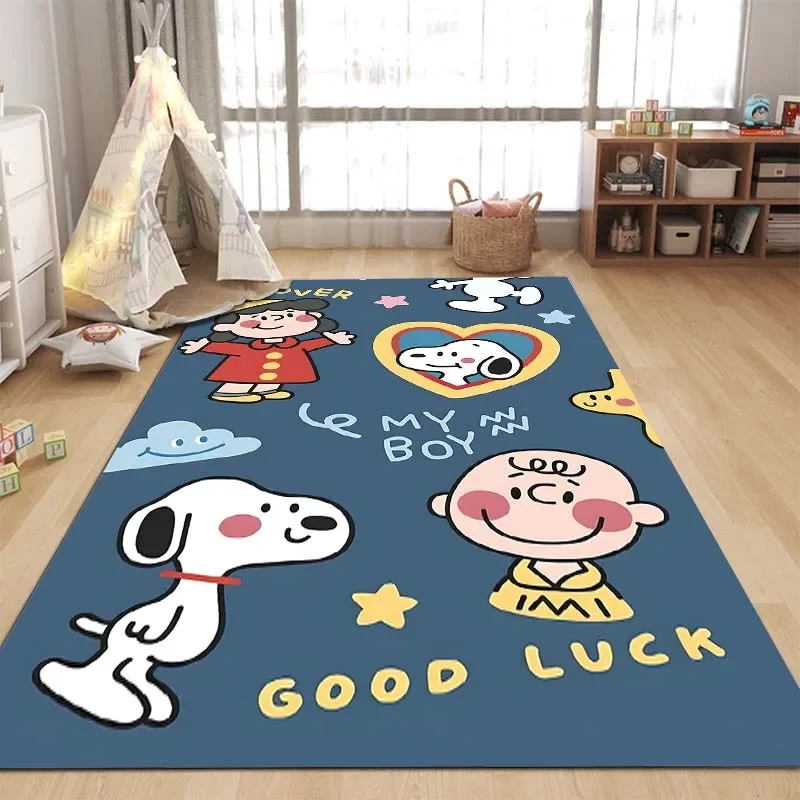 17 Styles Cartoon Snoopy Dog Area Rug Carpet for Living Room Bedroom Kid's Room Home Decor Rug Non-slip Mat Sofa Play Mat Gift