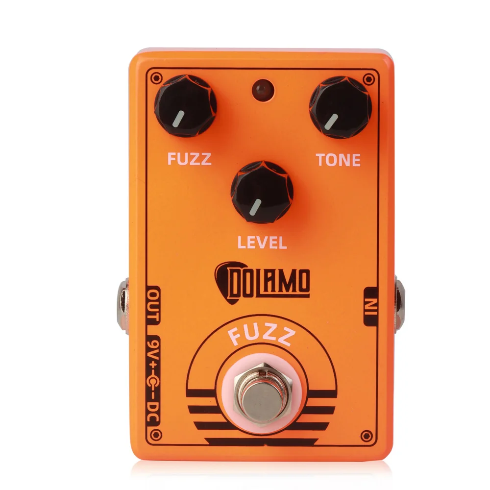 

Caline D-2 Guitar Pedal Fuzz Electric Guitar Effect Pedal Clean to Moderate Fuzz Level Tone and Fuzz Controls Guitar Accessories