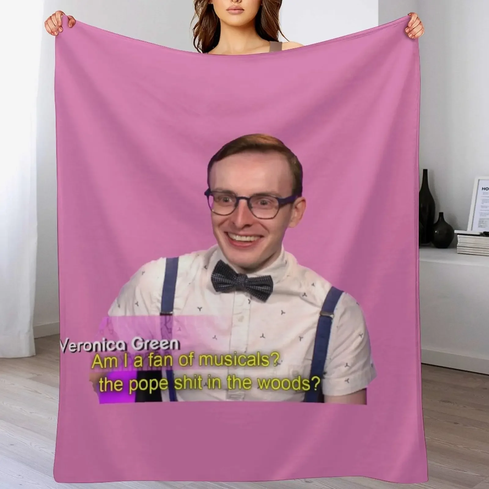 

Veronica Green RuPauls Drag Race UK season two Throw Blanket Kid'S Shaggy warm winter anime Blankets
