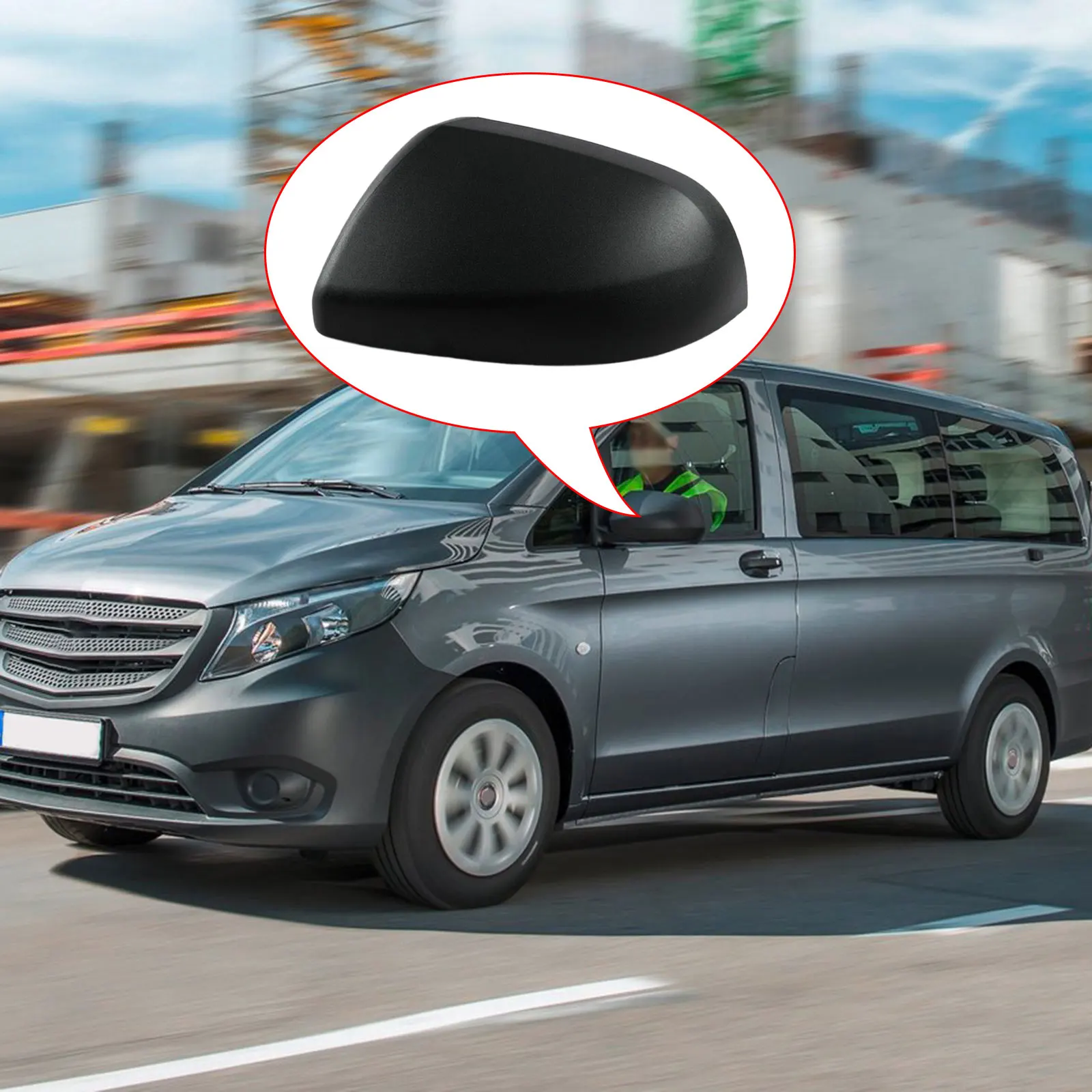Wing Mirror Cover Durable for Mercedes-vito W447 2014-2020