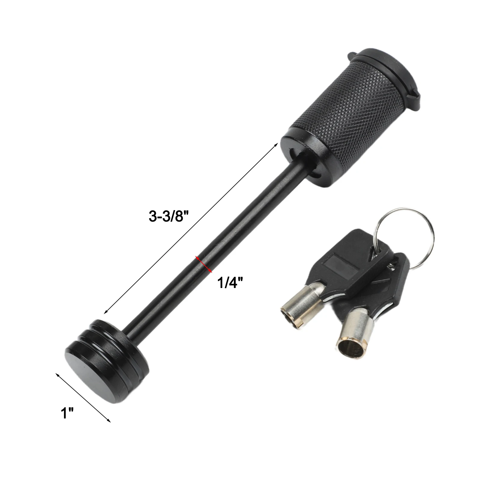 

Trailer Security Trailer Latch Lock Black Trailer Lock Pin Keyed Lock Compact Design For Towing For Boat Docking