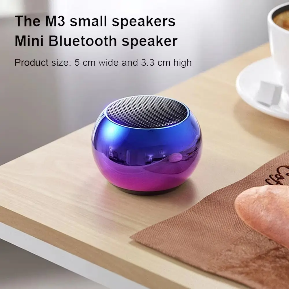 with RGB Lighting Mini Bluetooth Speaker 2-in-1 Magnetic Wireless Sound Box High Sound Creative Portable Subwoofer Party