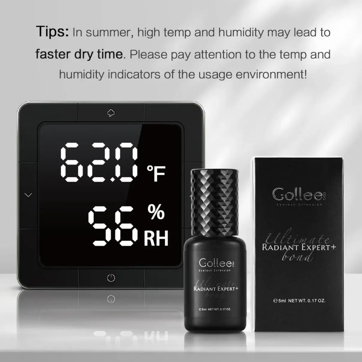 Gollee 0.5s رمش تمديد الغراء التجفيف السريع المهنية رمش لاصق مقاوم للماء جلدة لوازم لصالون رمش الغراء #4