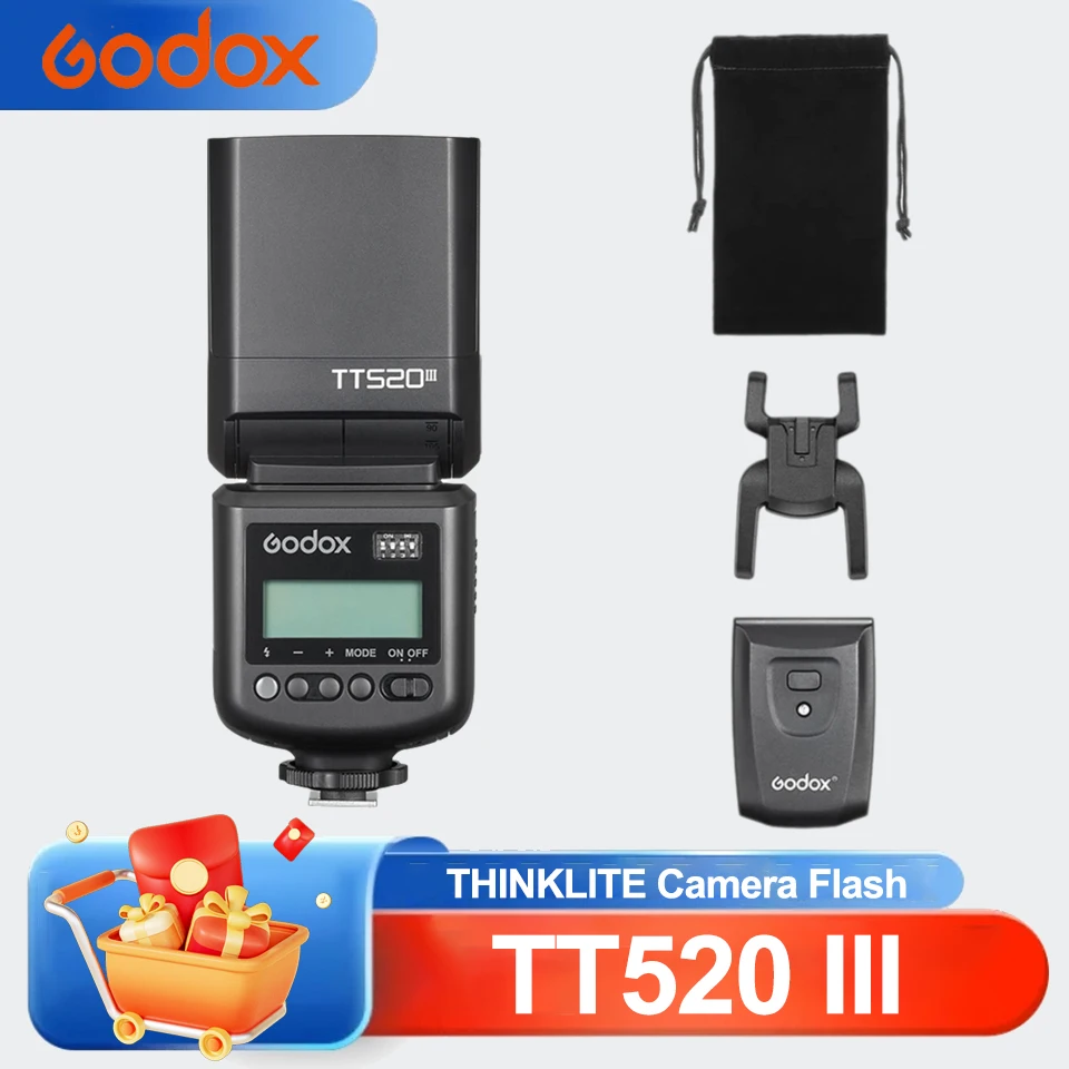 Godox TT520III 433M…