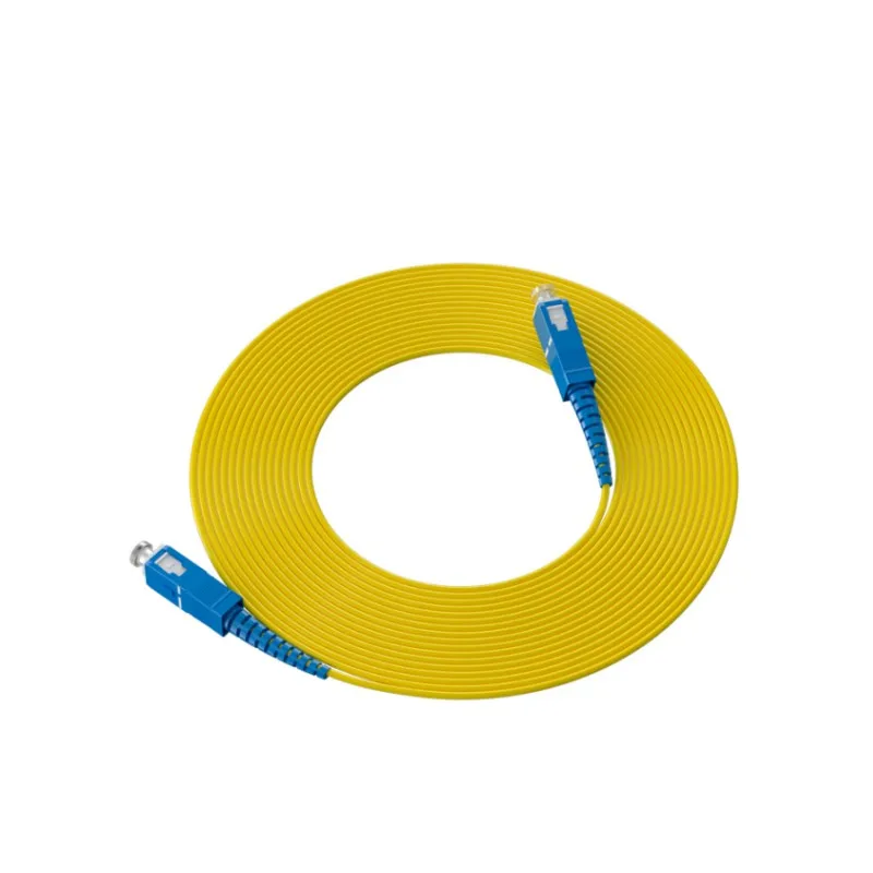 DTECH 1M hingga 30M SC-SC Mode Tunggal 1 Core 3.0mm Jumper Kabel Patch Serat Optik