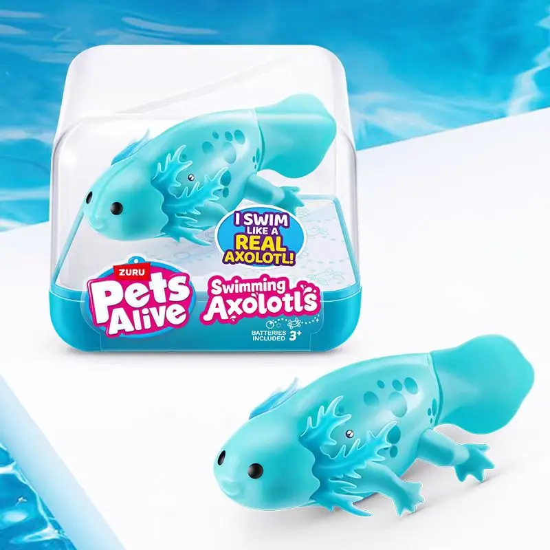 الأصلي Zuru Pet ISWIM ILIKE A Real AxoLoL! لعبة مياه محاكاة كهربائية لرياض الأطفال من Axolotls