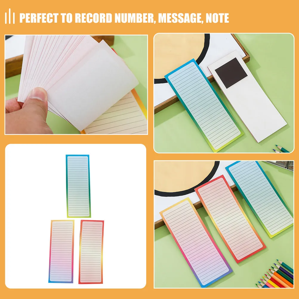 Magnetic Notepad for Fridge Extra Strong Magnet Adhesion Grocery List to Do Planner Notepads Household Memo Pad