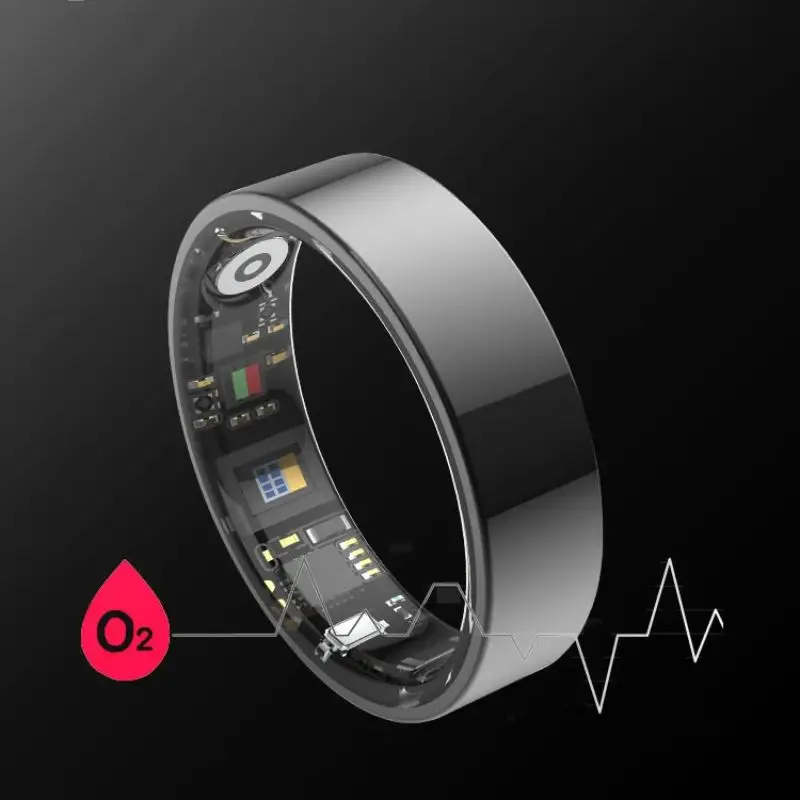 Men&Women Smart Ring, Bluetooth Sync,Sleep&Heart Rate Tracker, 5ATM Waterproof, iOS/Android Compatible, Couple Xiaomi Smart Ring