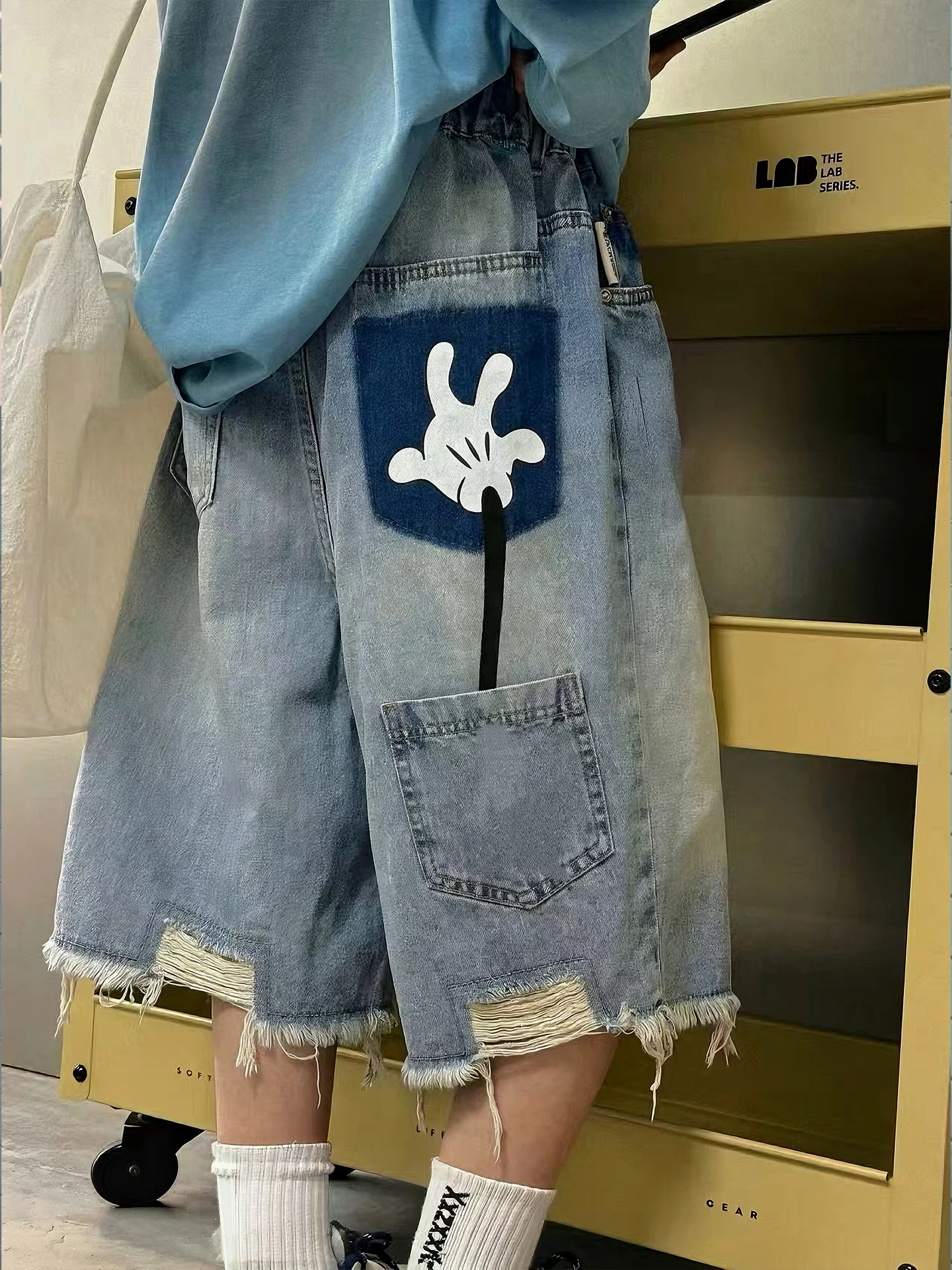 shorts-en-jean-fin-pour-garcons-coupe-decontractee-a-jambe-large-longueur-cinq-quarts-en-fibre-de-polyester-pour-enfants-en-pleine-croissance