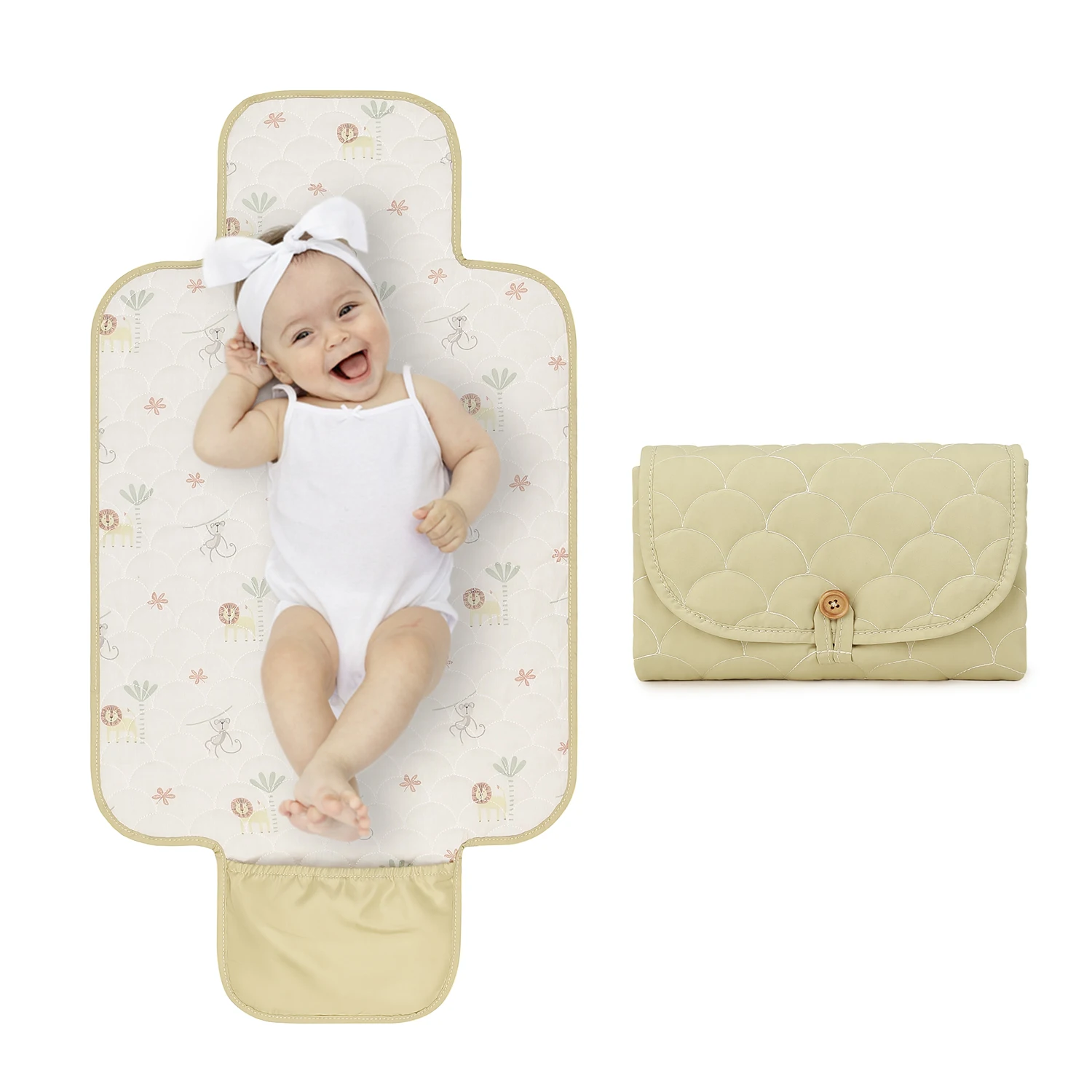 Baby urinary pad for mother and baby travel diaper storage bag waterproof baby seat cushion