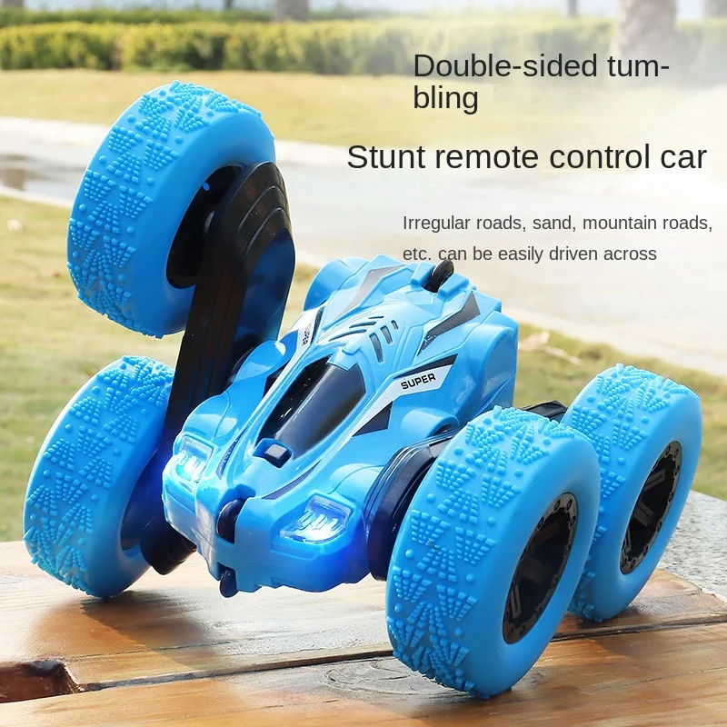 Dorośli Chłopcy RC Stunt Car Dzieci Dwustronna klapka 2.4G Zdalne sterowanie 360 Deree Rotation Off Road Drift RC Car Prezenty dla dzieci