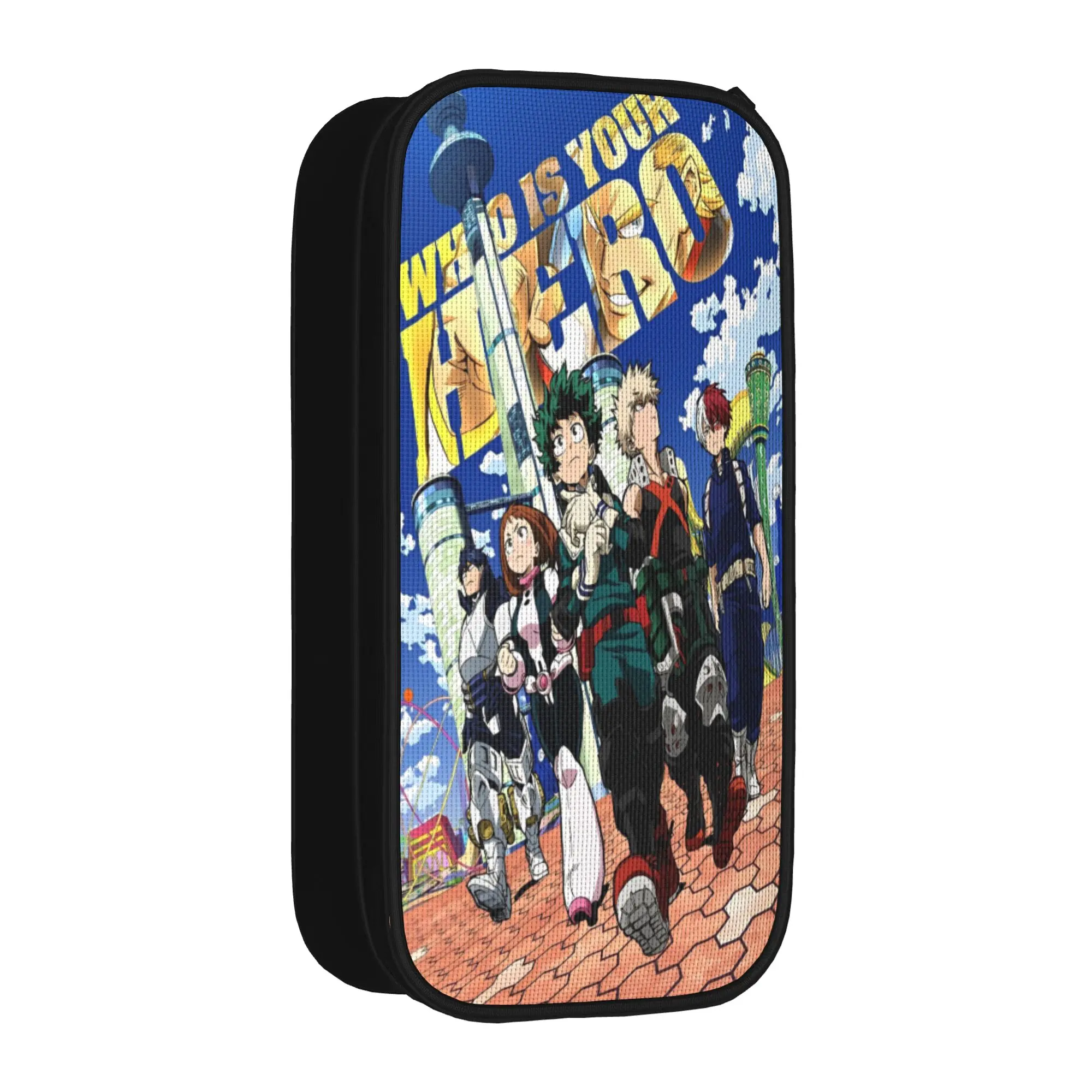 

My Hero Academias Merch Pencil Case Large Capacity For School Pencil Box Birthday Gift