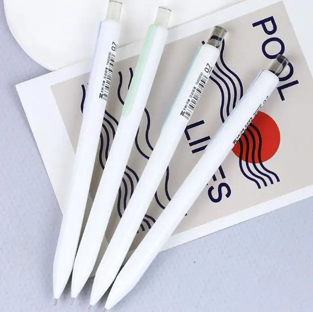 1PC 0.5mm/0.7mm Student White pen holder mechanical pencil Continuous Writing Pencils for Children's Learning Supplies(SS-6192) view 2