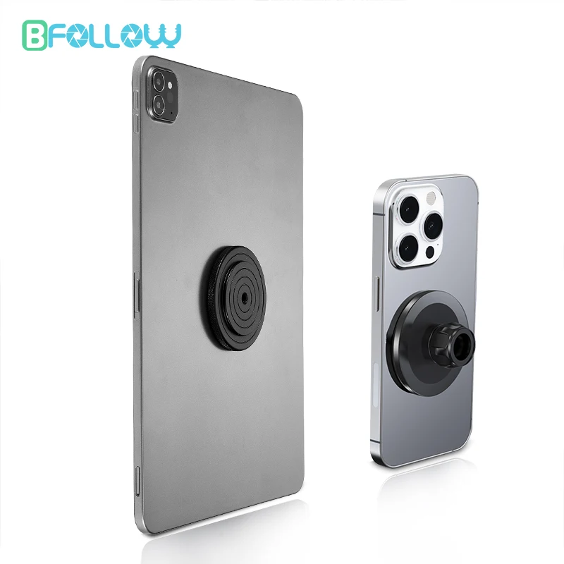 BFOLLOW Strong Magnetic Mount for Mobile Phone Tablet Magsafe Holder with Ball Head 1/4