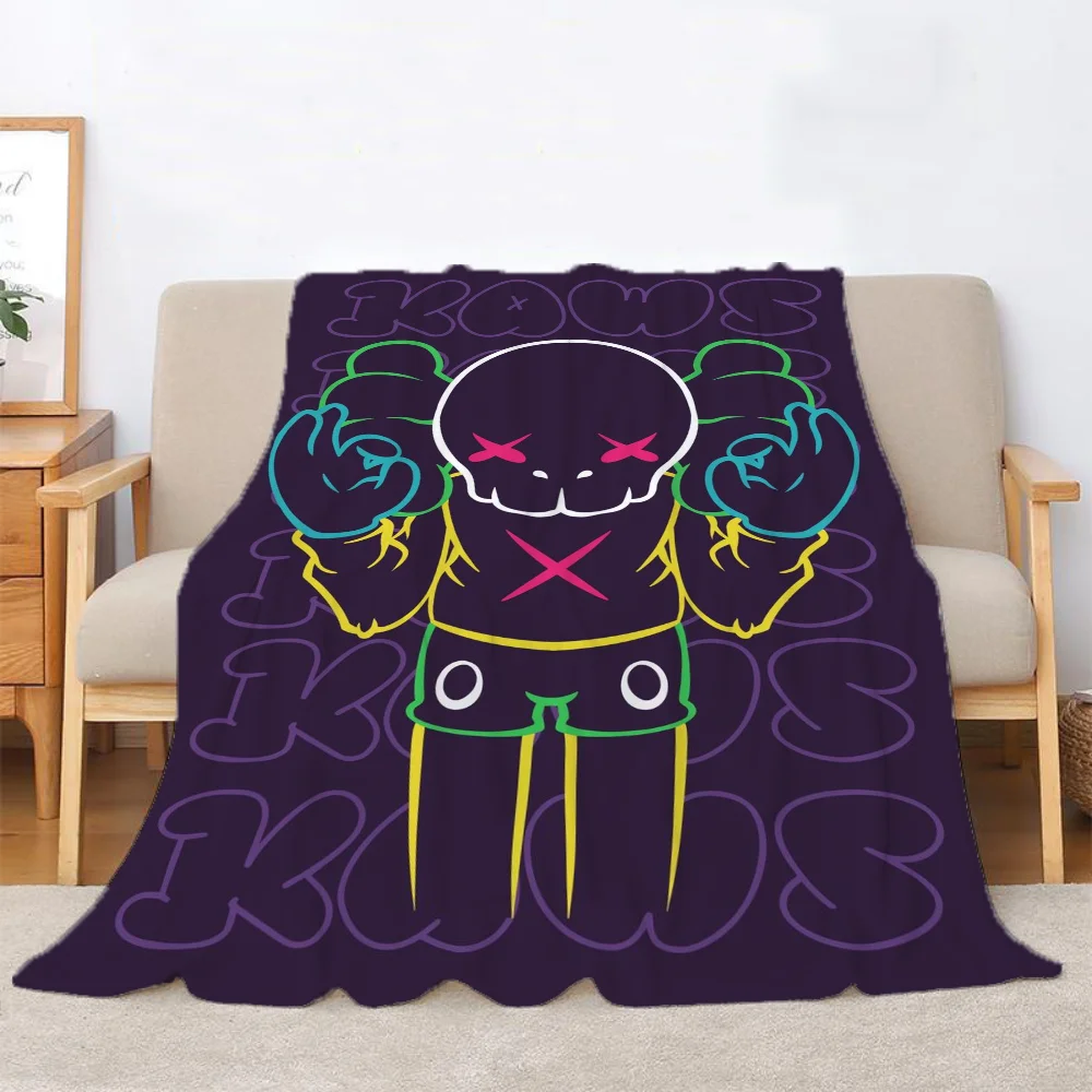 K-kaws Nap Blanket Sofa Winter Bed Blankets Sofa Decoration Hood Blanket Oversized 200x300 Home and Decoration Beach Towel Throw