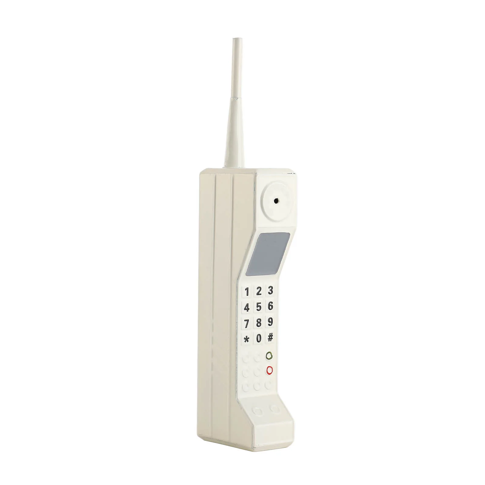 Retro mobiele telefoon ornament ijzer lichtgewicht levendig decoratief kleurvast vintage mobiel model voor woondecoratie fotografie rekwisieten