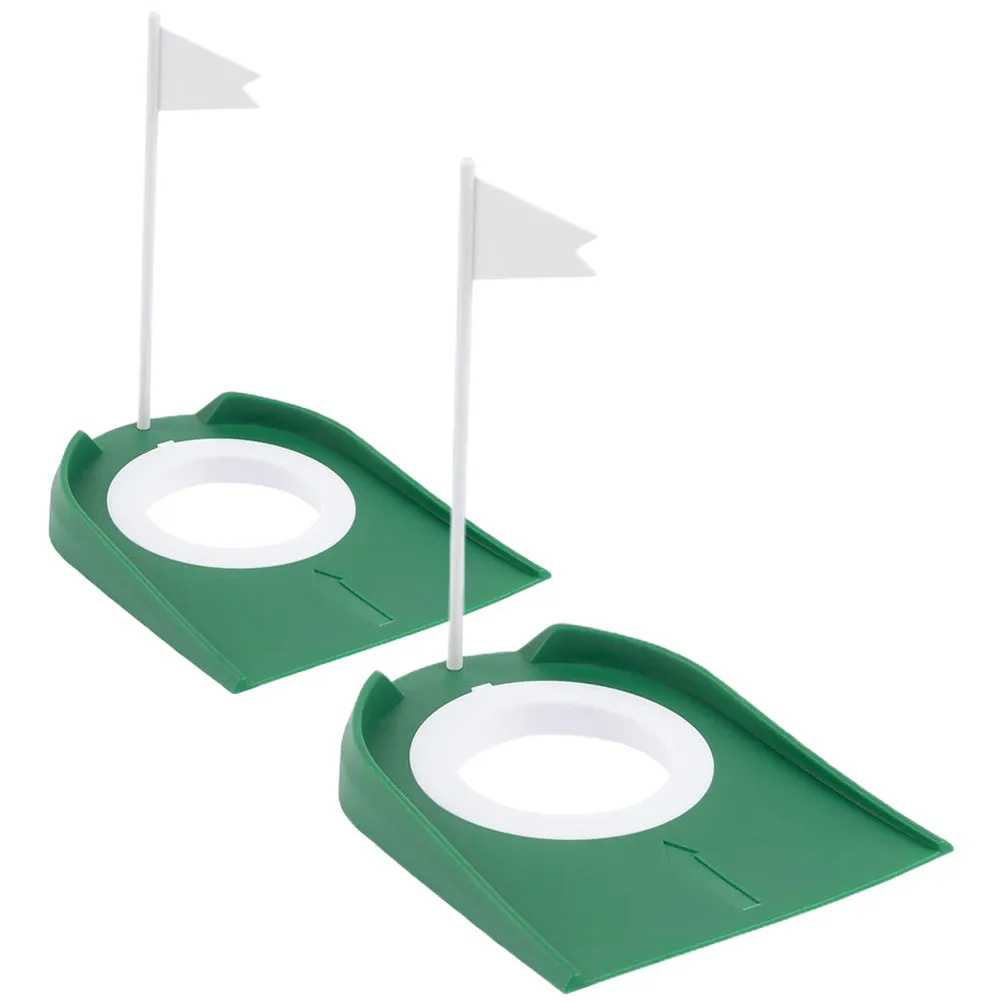 

2 шт. Премиальные пластиковые стаканчики для гольфа из CPE для тренировок в помещении и на улице, портативные, легкие, стандартного размера, для отработки ударов