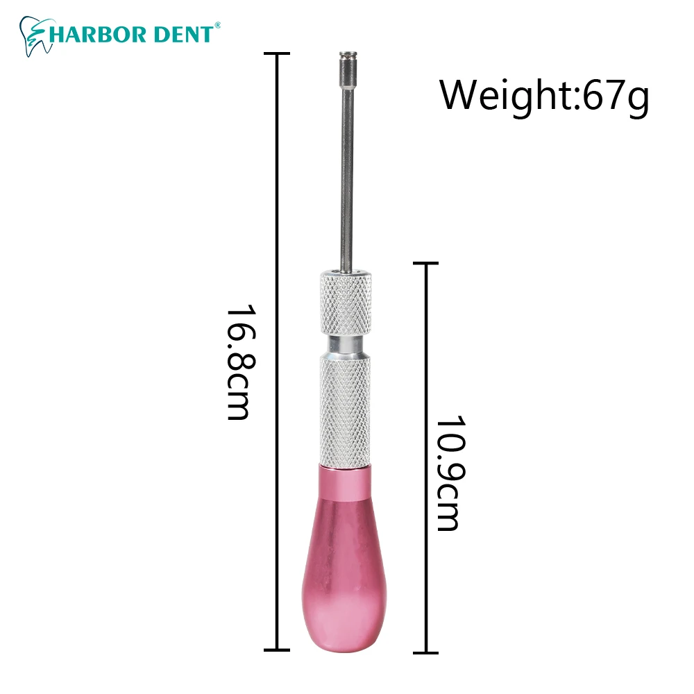 Dental Mini Orthodontic Matching Screwdriver + 5 Pcs Mini Implants Micro Screw 1.4/1.6/2.0 Size Titanium Self Drilling Screw