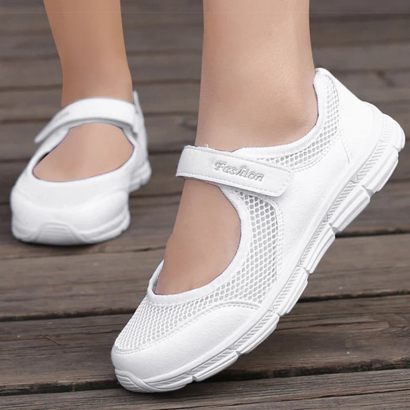 Flat Shoes For Women Light Breathable Autumn Summer Footwear Comfortable Flats Women Moccasins Zapatos Mujeres Mary Jane Shoes image 3