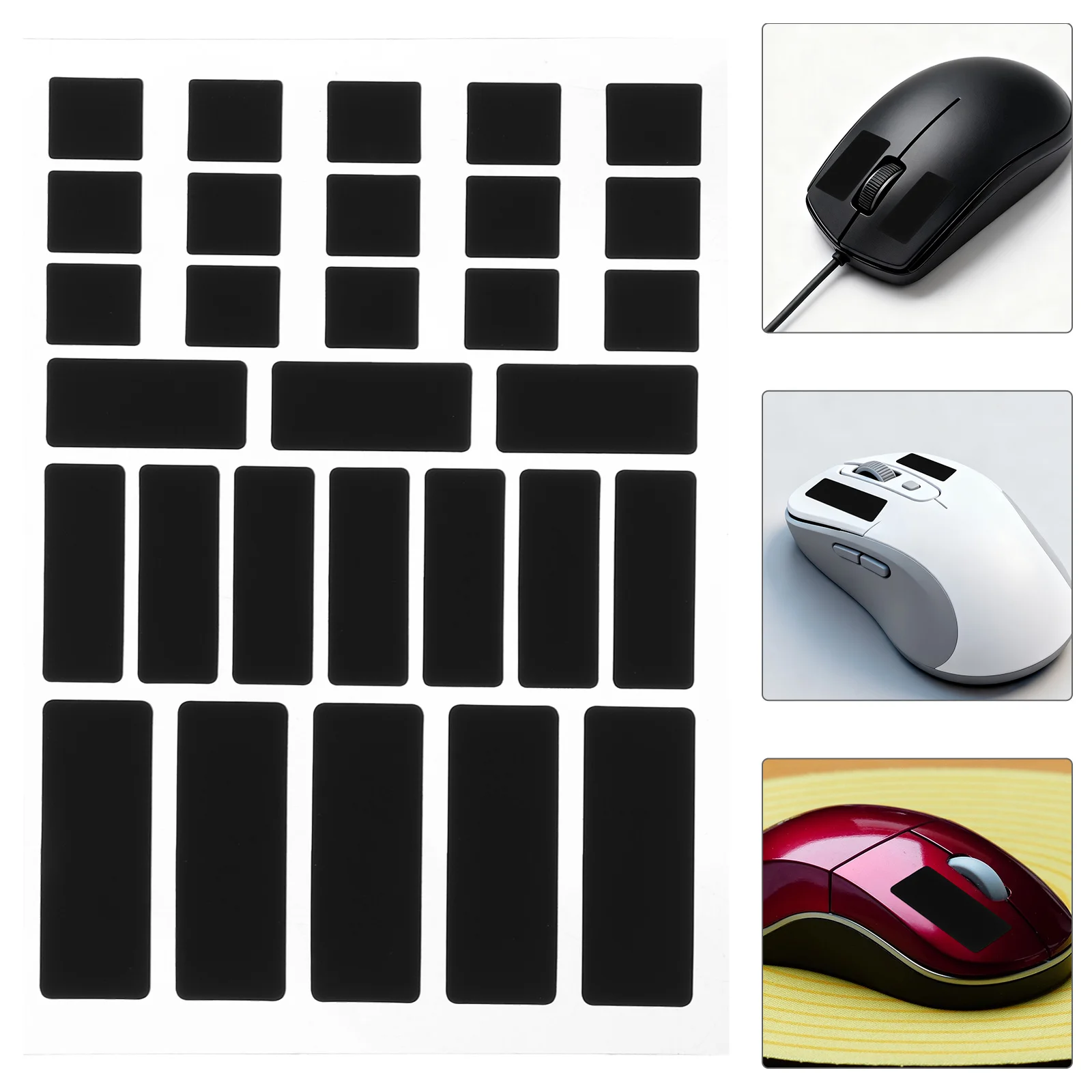 

Mouse Grip Tape Anti-Slip Stickers for Gaming Office Ergonomic Design Comfortable Handle Cover Accessory for Left Right