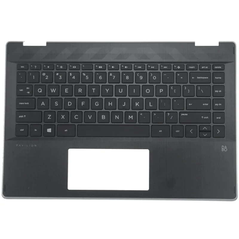 Imagem -04 - Laptop Lcd Back Cover para hp Pavilion Tampa Traseira Moldura Frontal Palmrest Superior Base Case Inferior Dobradiças de Teclado X360 14-dh Tpn-w139 Novo