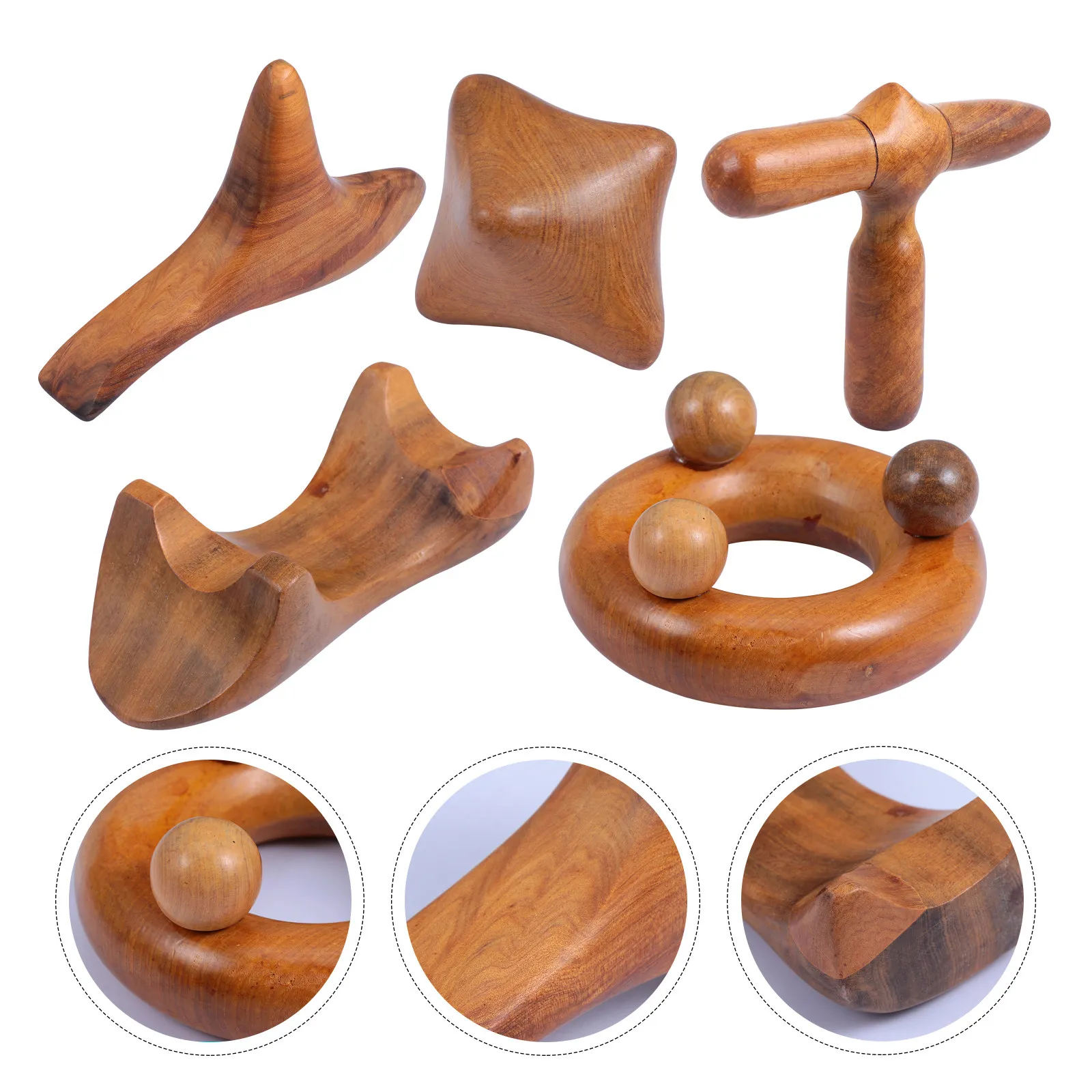 

Набор из 5 премиальных досок Гуаша из сандалового дерева для массажа тела: для ног, стоп, шеи, плеч, спины, лица. Доска Гуаша для здоровья.