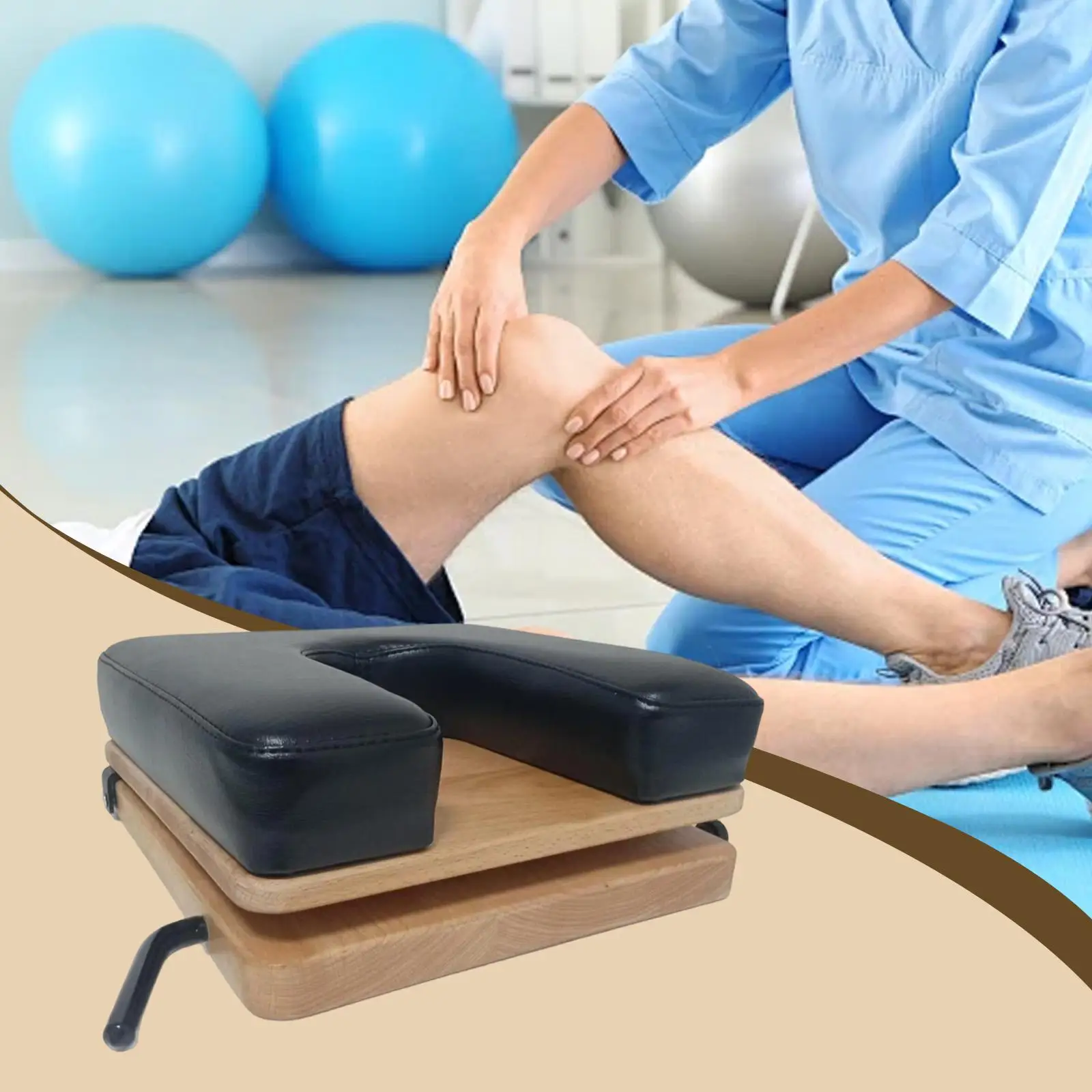 

Chiropractic Board Portable Comfortable Drop Plate Adjustable PU Cervical Chiropractic Tool Multipurpose for Ankles Pelvis Feet