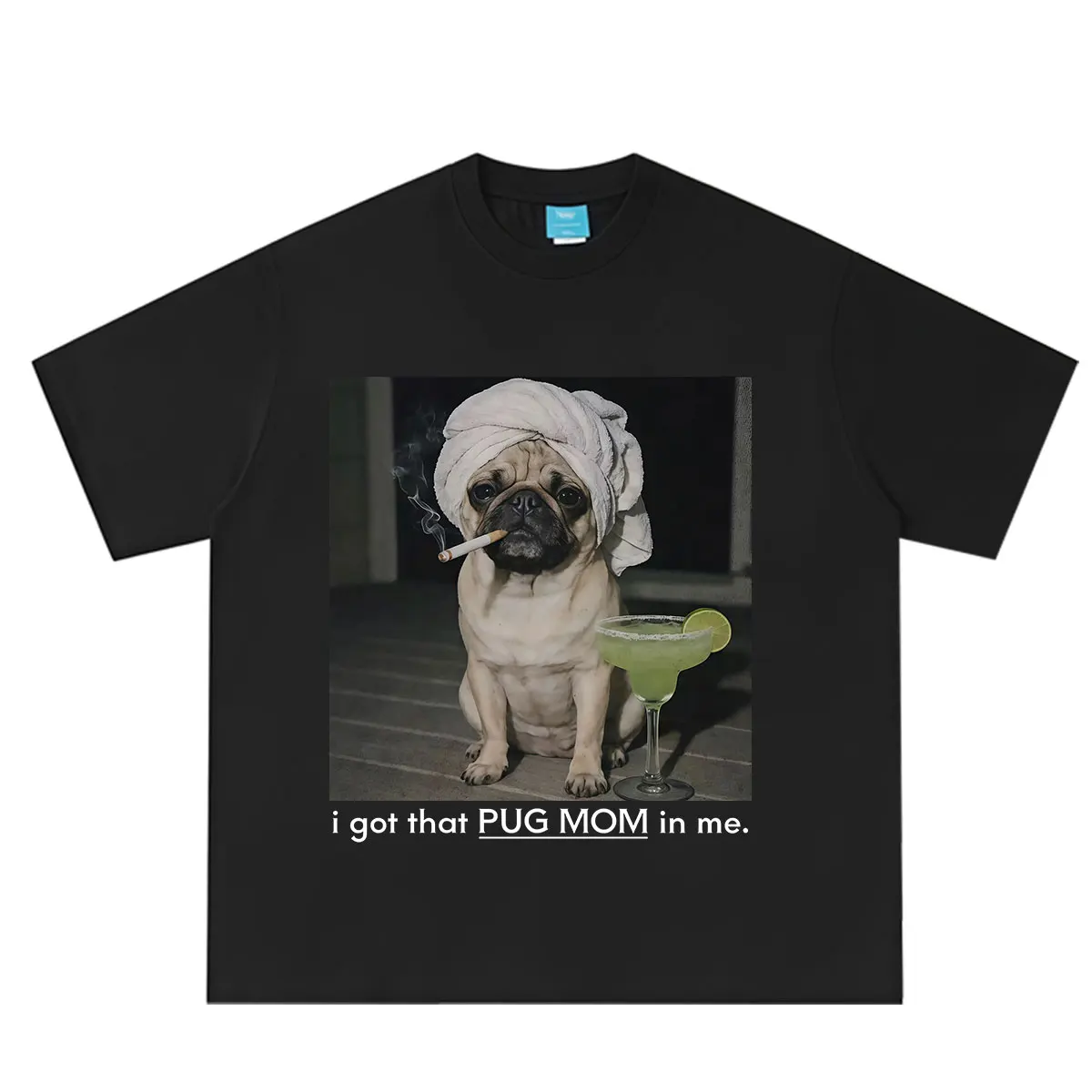I Got That Dog in Me Pomeranian Lover Meme T-Shirt Men Women Fashion Streetwear T-shirts Classic Cotton Oversized T Shirts Tops