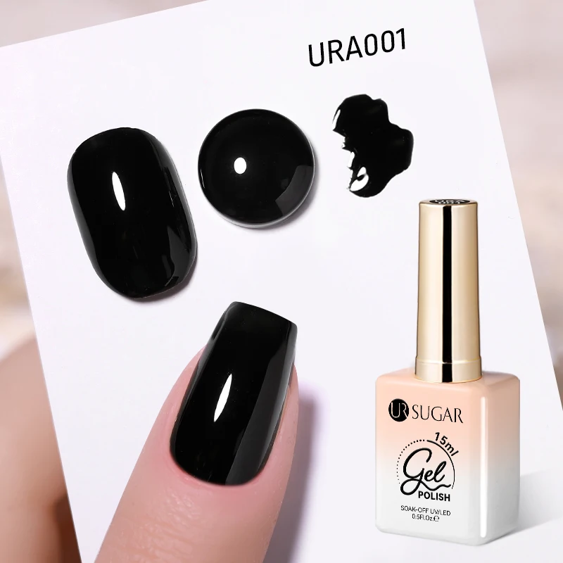 UR SUGAR 15 ml Jelly Milky White Translucent Color Gel Polish Semi Permanent UV Gel Nail Art Soak Off Gel Lack Neueste Mode gel nagellak база для манікюра цветная сухоцвет для ногтей