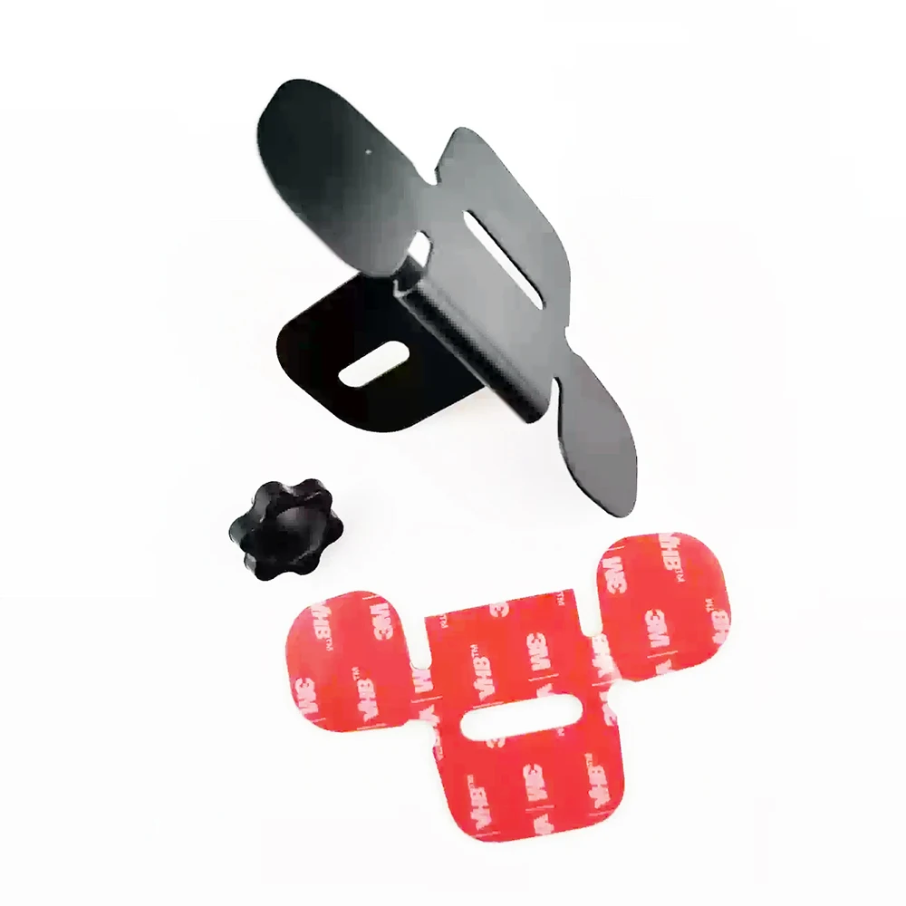 Soporte de panel de plástico para radios móviles de coche con base de succión ajustable para radios YAESU 200DR 400DR 6000R QYT KT5000R