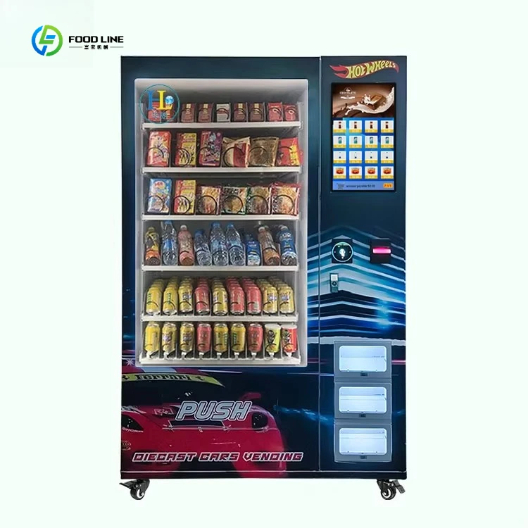 

Customized Cold Drink Vending Mahcine Small Business Retail Fully Automatic Smart System Beverage Snack Vending Machine
