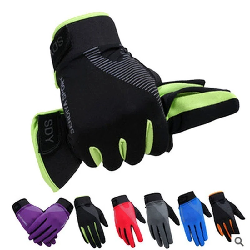 Anti-Slip Cycling Gloves TouchScreen Bike Gloves Outdoor Winter Thermal Warm Cycling Gloves Full Finger Bicycle Ski Sport Gloves