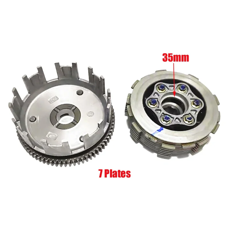 

Motorcycle Clutch Disc Center Gear Assy for Honda Lifan Loncin Dayun CG HJ DY LX QJ 125cc-250cc 5-6-7pcs Plates 28mm 35mm Clutch