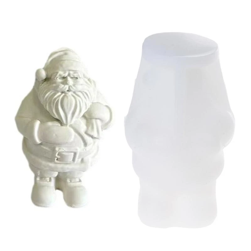 

57QA Santa Scented Mold Christmas Ornament Mold Plasters Making Tool