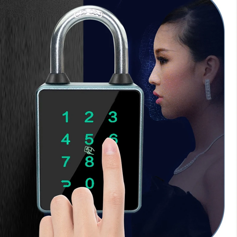 EGFirtor TTLOCK Padlock Tuya APP IC Card RFID Password Key NFC Unlock Way Waterproof IP65 Bluetooth Smart Electronic Door Lock