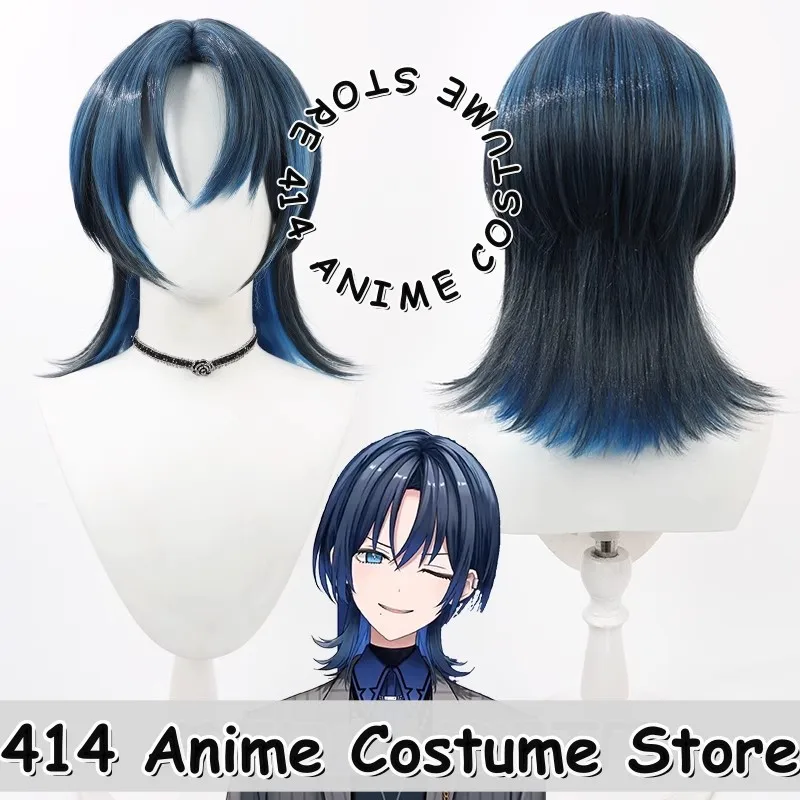 

Парик для косплея игры и аниме Shirayuki Tomoe, головокручивающийся наряд, многоцветный градиент, термостойкое волокно, синтетические волосы