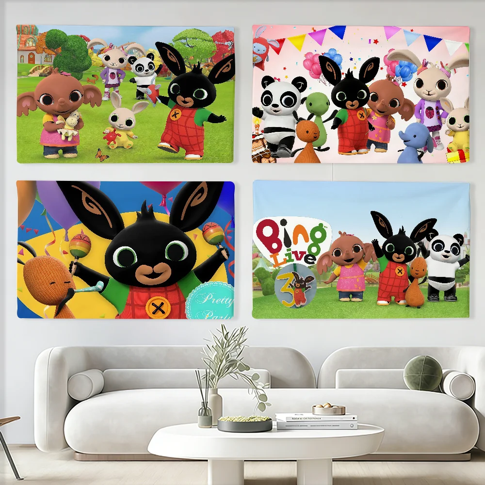 Cartoon cute B-BingS B-Bun-ny flag Suitable For Party Club O