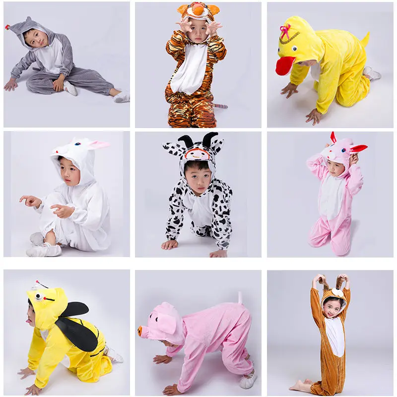 

Halloween Kids Children Clothing Cosplay Bird Chicken Rooster Bat Eagle Pigeon Jumpsuit Stage Show Carnival Party Animal Costume