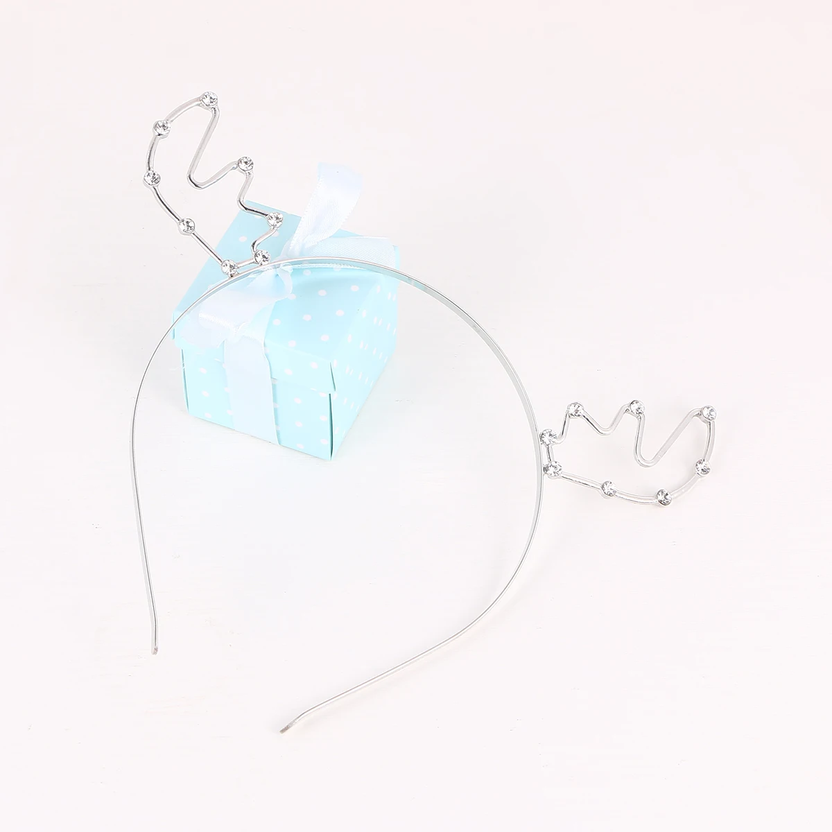 

Crystal Antler Hair Hoops Rhinestone Alloy Lightweight Kids Girls Christmas Party Cosplay Performance Headwear Headdress Holiday