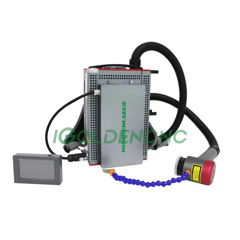 Mopa Laser Cleaner 3000W กระเป๋าเป้สะพายหลัง Pulse Laser Cleaning Machine แบบพกพา