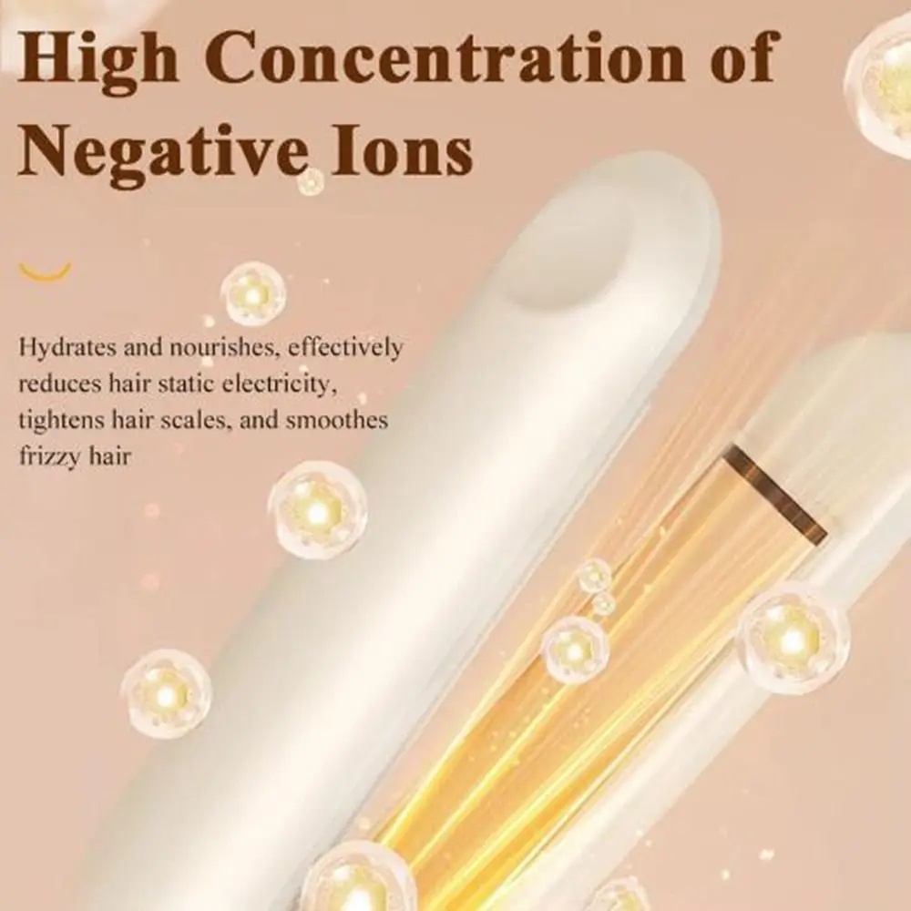 

Керамические пластины, выпрямитель с отрицательными ионами, быстрый нагрев, 12-уровневый контроль температуры, электрический выпрямитель для волос двойного назначения