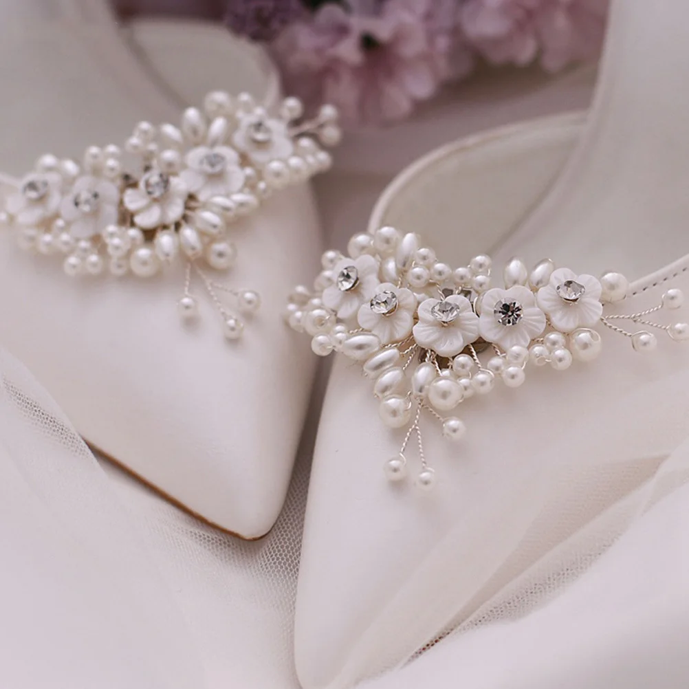 

Wedding Shoe Buckles Clips Sparkling Charms Bridal Detachable Ornaments for Women