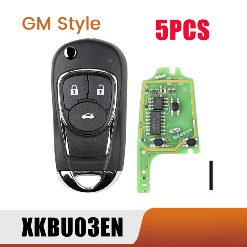 

Remote Key Fob Car Remote Key For Xhorse XKBU03EN Universal Wire 3 Button For Buick Style For VVDI Key Tool