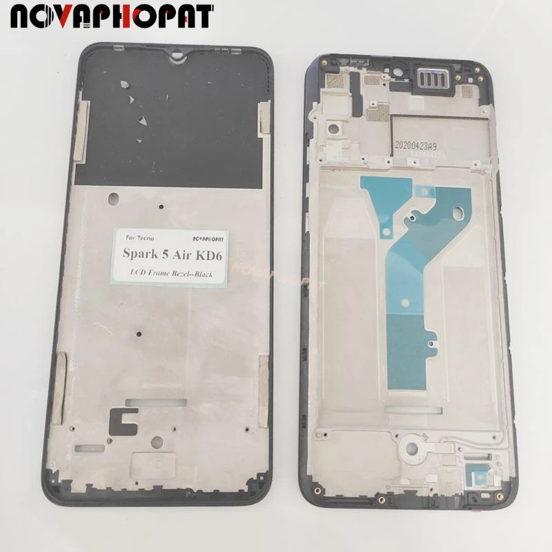 LCD Frame Front Housing Cover Chassis Bezel For Tecno Spark 5 Air KD6 Front Cover