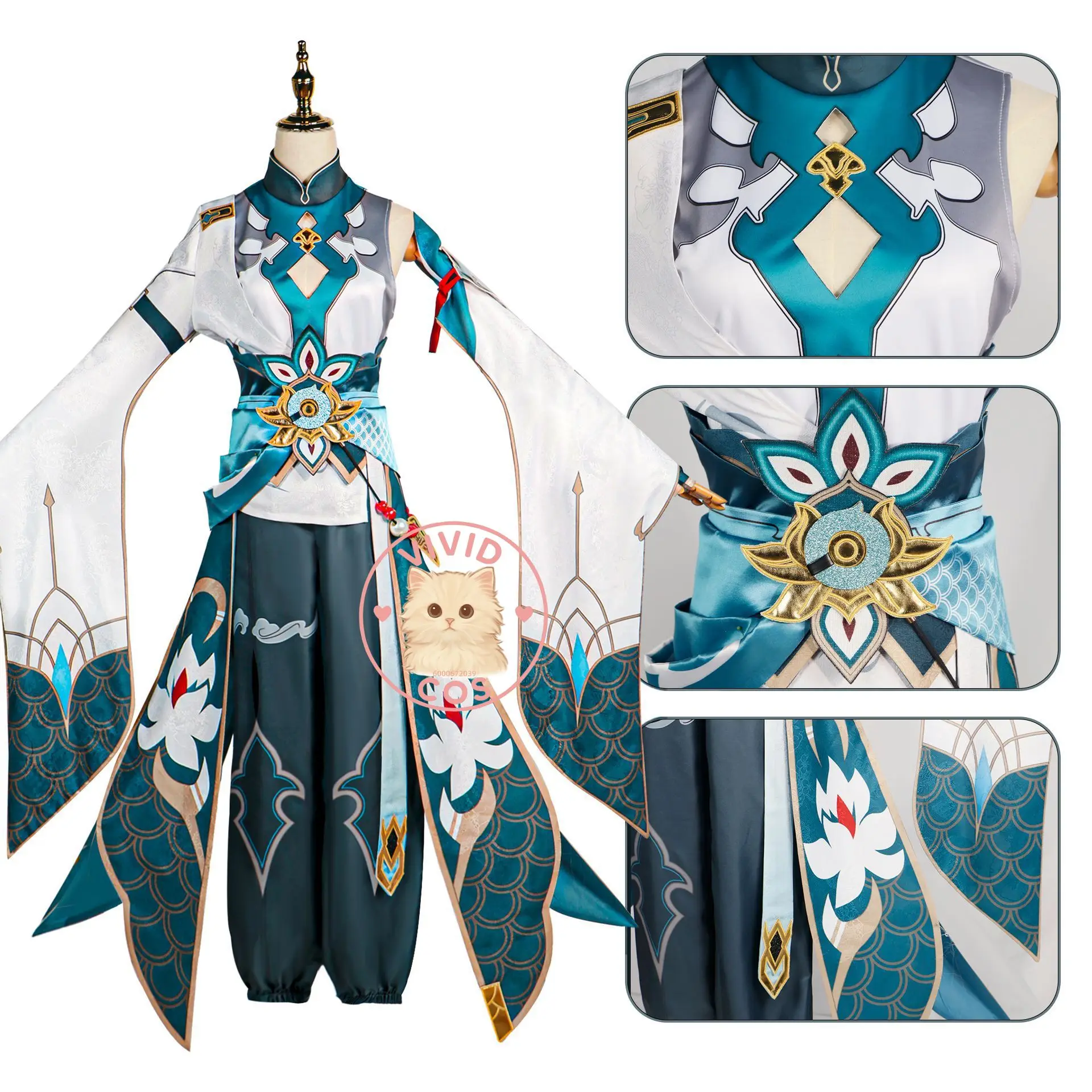 لعبة هونكاي: ستار رايل دان هنغ أزياء تنكرية Imbibitor Lunae أنيمي لعب الأدوار الملابس القرط أغطية الرأس شعر مستعار أحذية للرجال والنساء