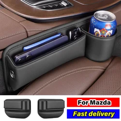 For Mazda 3 5 6 bk gh CX3 CX5 CX9 CX30 CX50 CX60 Atenaz gj Axela bl bm Hatchback SUV Car Seat Gap Storage Box Auto Accessories