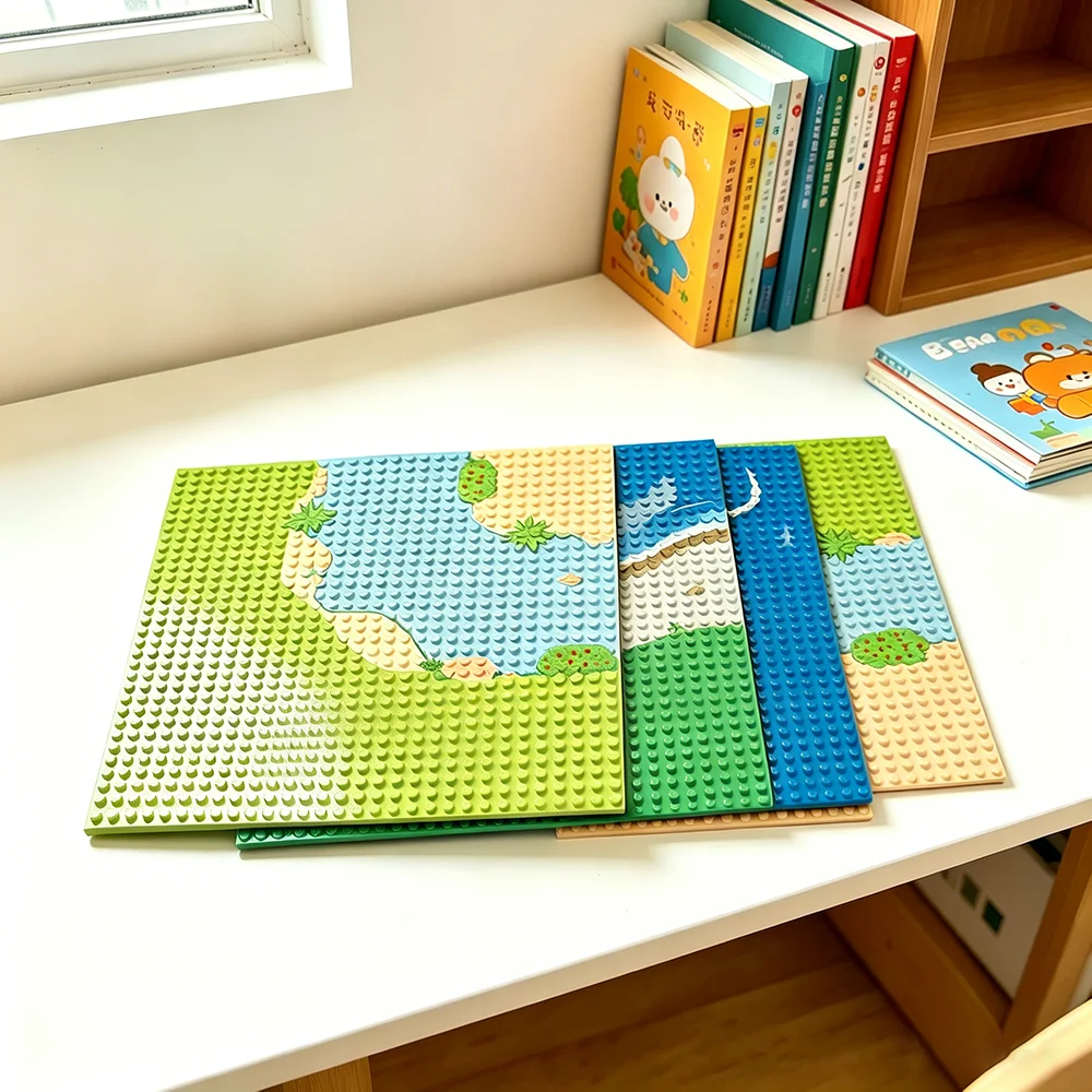Grundplatten 32x32 Noppen Klassische Basisplatten MOC Bausteine City Dimensions Bauklötze Figuren Konstruktion Unterhaltungsspielzeug – Detail 5