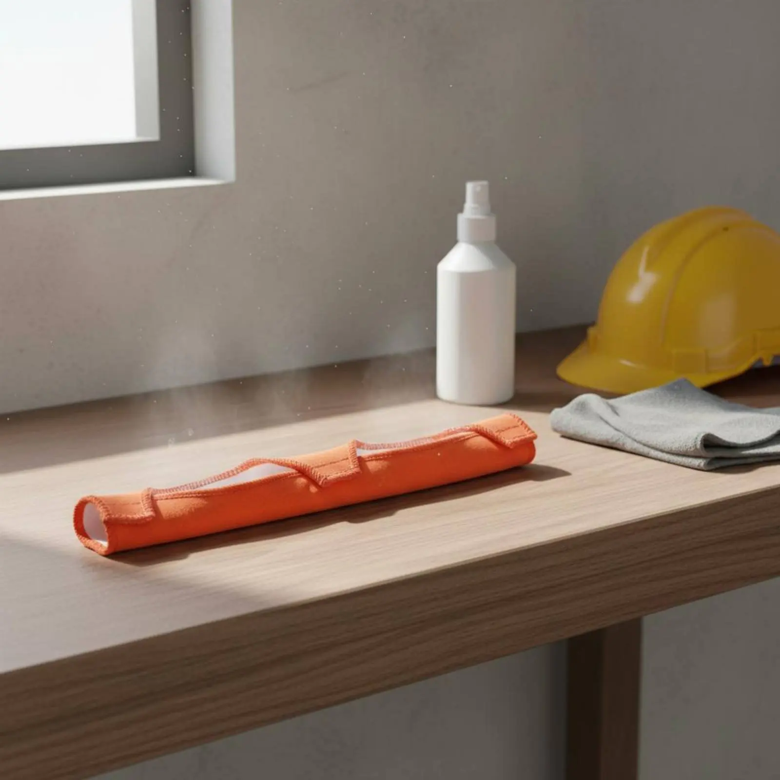 Safety Helmet Sweat Liner Easy Installation Construction Helmet Comfort Pad Hard Hat Sweatband Hook-and-Loop Design