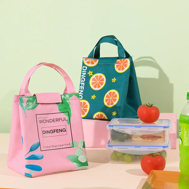 Insulated Lunch Bag For Women Kids Cooler Bag Thermal Bag Portable Lunch Box Ice Pack Tote Food Picnic Bags Can Customized